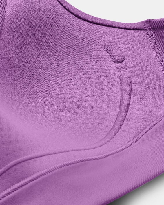 Bra deportivo de sujeción alta UA Infinity 2.0 para mujer, Purple, pdpMainDesktop image number 3